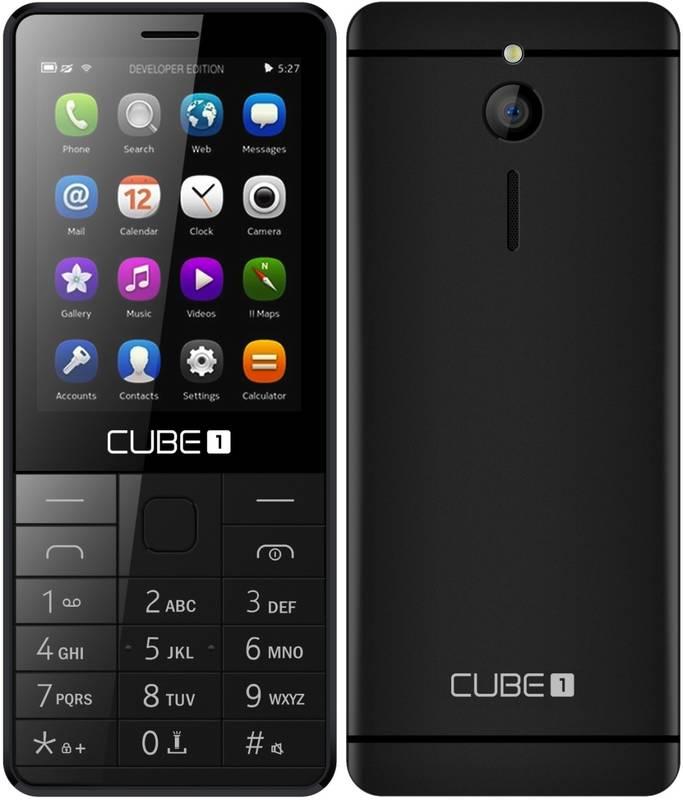 Mobilní telefon CUBE 1 F300 černý, Mobilní, telefon, CUBE, 1, F300, černý