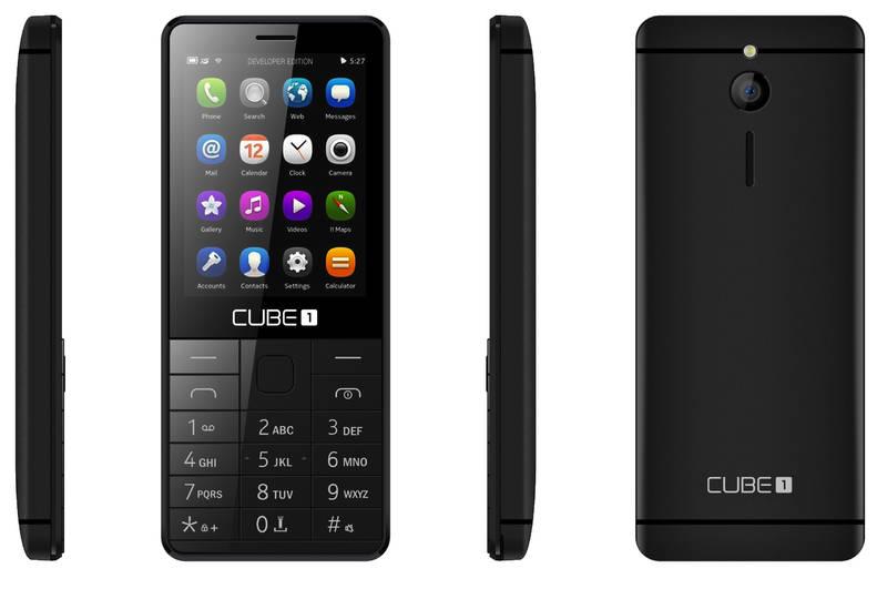 Mobilní telefon CUBE 1 F300 černý, Mobilní, telefon, CUBE, 1, F300, černý