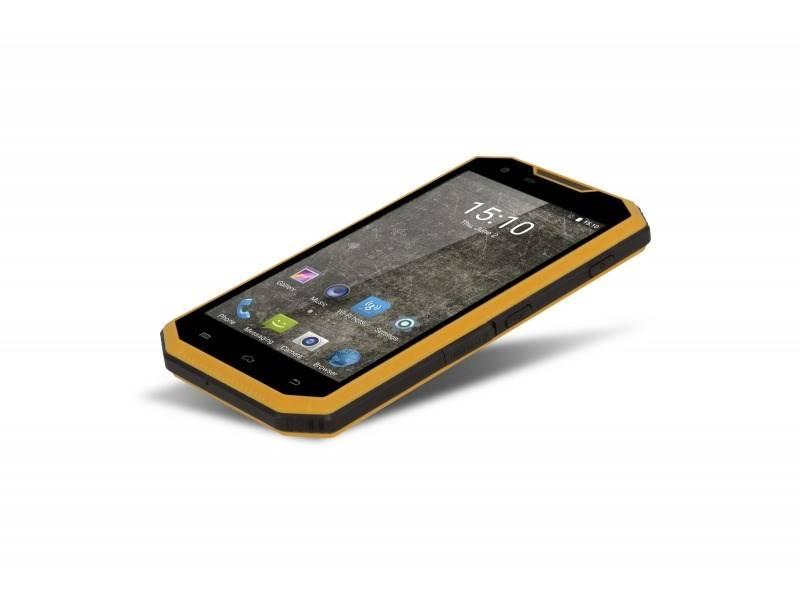 Mobilní telefon GoClever Quantum 5 500 Rugged LTE Dual SIM černý žlutý
