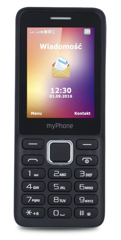 Mobilní telefon myPhone 6310 Dual SIM černý, Mobilní, telefon, myPhone, 6310, Dual, SIM, černý