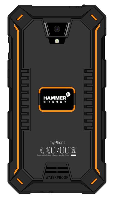 Mobilní telefon myPhone Hammer Energy LTE Dual SIM černý oranžový, Mobilní, telefon, myPhone, Hammer, Energy, LTE, Dual, SIM, černý, oranžový