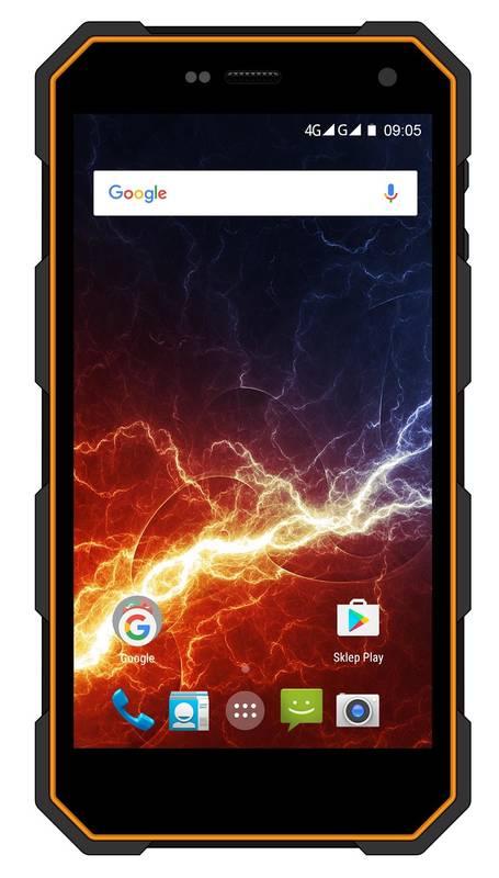 Mobilní telefon myPhone Hammer Energy LTE Dual SIM černý oranžový