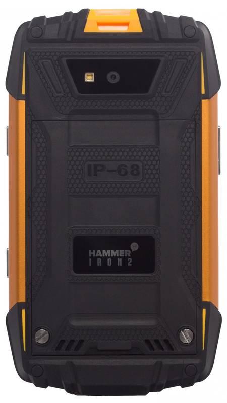 Mobilní telefon myPhone HAMMER IRON 2 Dual SIM černý oranžový