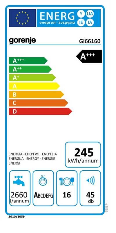 Myčka nádobí Gorenje GI66160