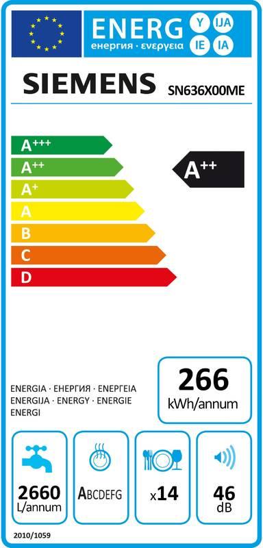 Myčka nádobí Siemens speedMatic SN636X00ME