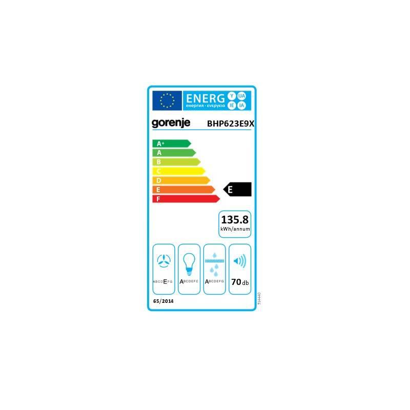 Odsavač par Gorenje Essential BHP623E9X nerez