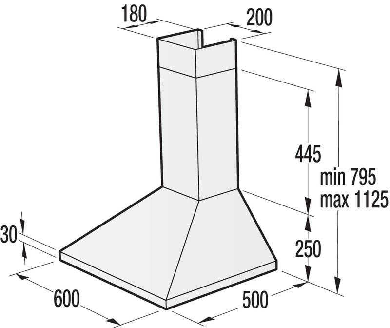 Odsavač par Gorenje Essential WHC623E15X nerez