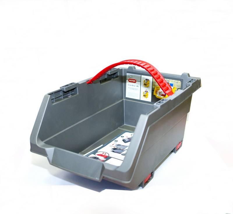 Organizér na nářadí Keter Click Bin L, 1 organizér šedý