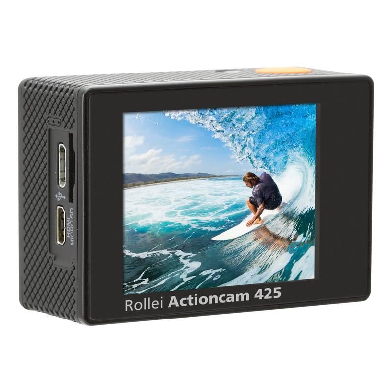Outdoorová kamera Rollei ActionCam 425 černá, Outdoorová, kamera, Rollei, ActionCam, 425, černá