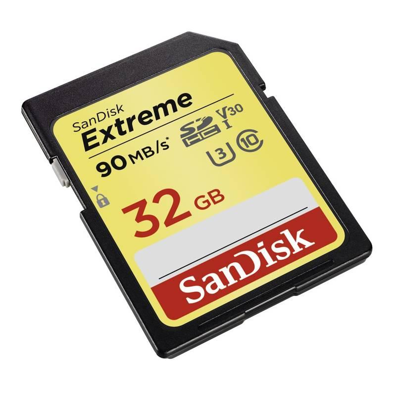 Paměťová karta Sandisk SDHC Extreme 32GB UHS-I U3 černá