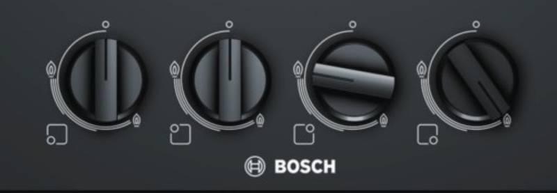 Plynová varná deska Bosch PNH6B6B10 černá sklo