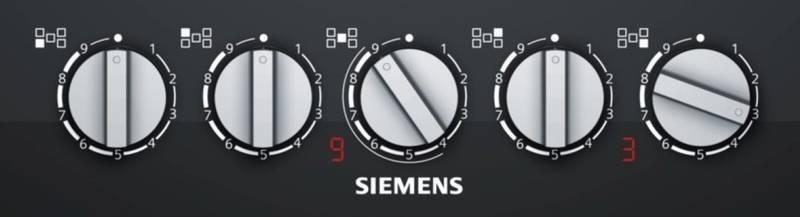 Plynová varná deska Siemens ER7A6RD70 černá, Plynová, varná, deska, Siemens, ER7A6RD70, černá