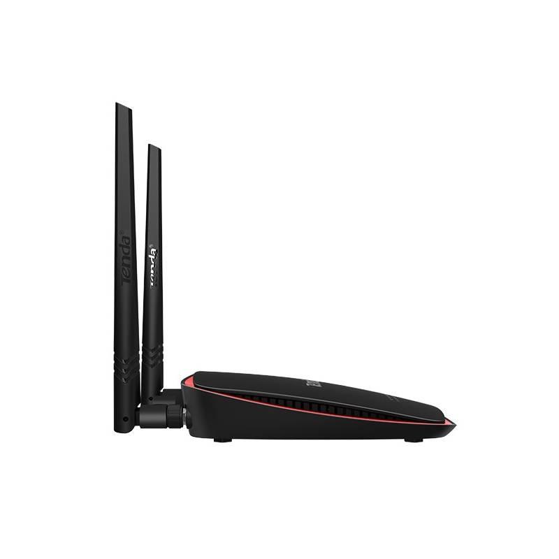 Router Tenda AP4 černý červený