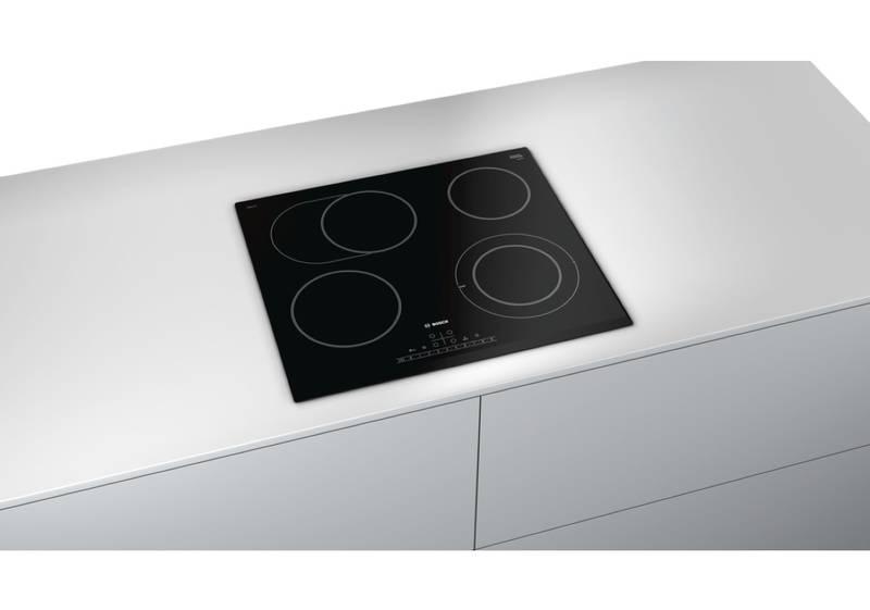 Sklokeramická varná deska Bosch PKN651FP1E černá
