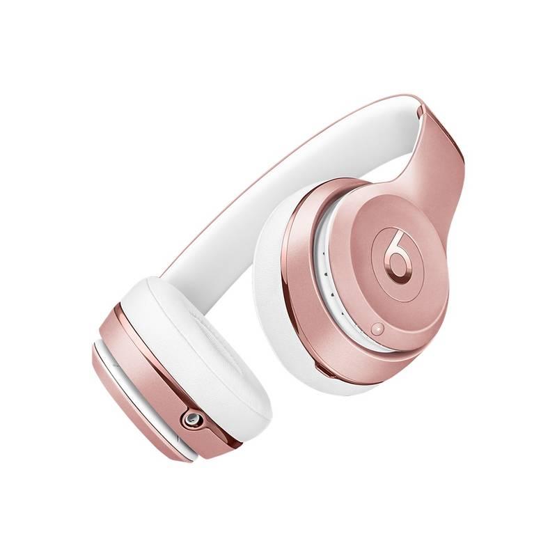 Sluchátka Beats Solo3 Wireless On-Ear - růžově zlaté, Sluchátka, Beats, Solo3, Wireless, On-Ear, růžově, zlaté