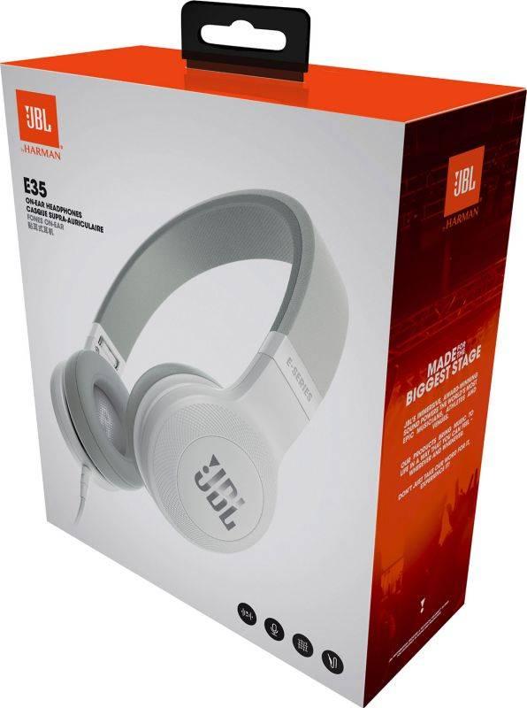 Sluchátka JBL E35 bílá