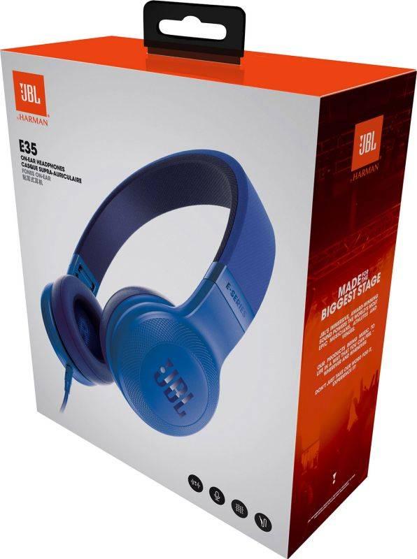Sluchátka JBL E35 modrá