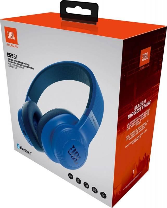 Sluchátka JBL E55BT modrá