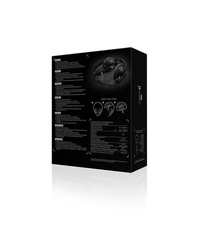 Sluchátka Sennheiser HD 2.20S černá