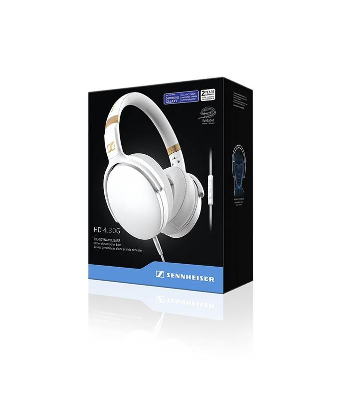 Sluchátka Sennheiser HD 4.30G bílá