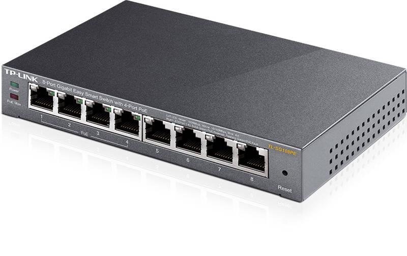 Switch TP-Link TL-SG108PE černý