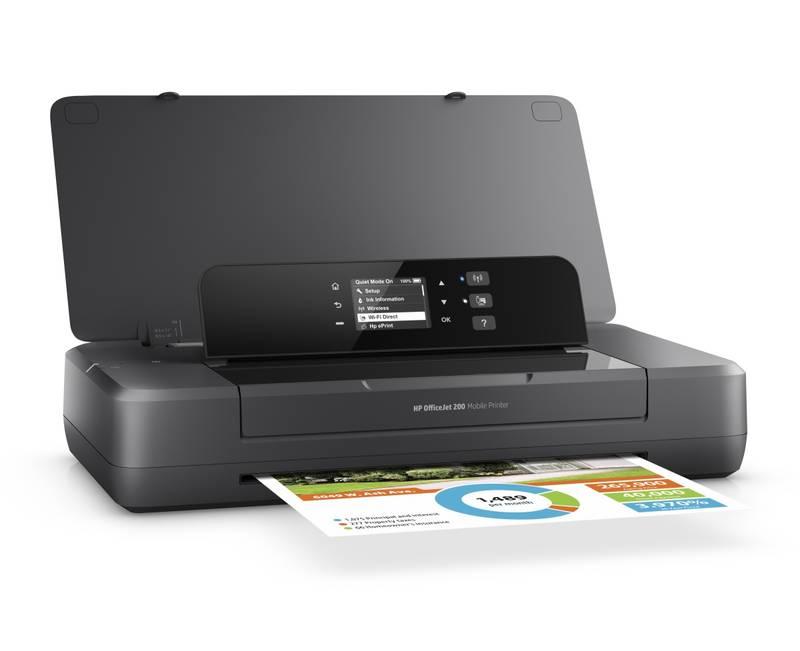 Tiskárna inkoustová HP Officejet 202 Mobile Printer černá, Tiskárna, inkoustová, HP, Officejet, 202, Mobile, Printer, černá