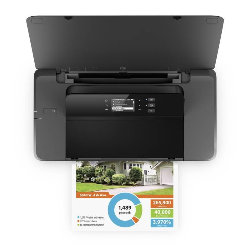 Tiskárna inkoustová HP Officejet 202 Mobile Printer černá