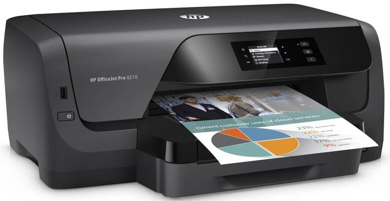 Tiskárna inkoustová HP Officejet Pro 8210 černá