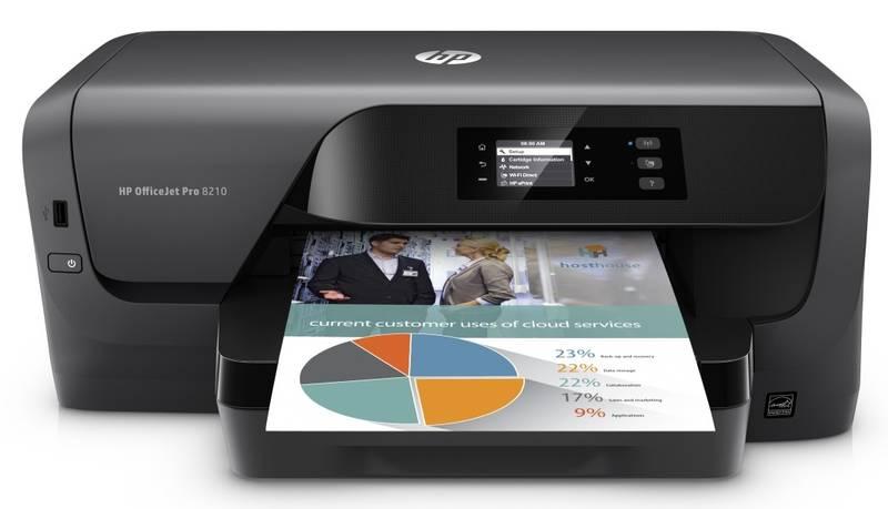 Tiskárna inkoustová HP Officejet Pro 8210 černá