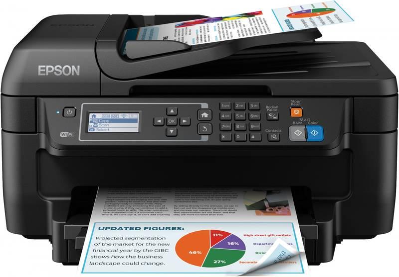 Tiskárna multifunkční Epson WorkForce WF-2750DWF černá