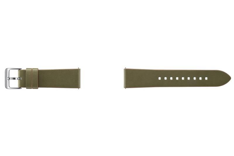 Výměnný pásek Samsung kožený pro Gear S3 Classic zelený, Výměnný, pásek, Samsung, kožený, pro, Gear, S3, Classic, zelený