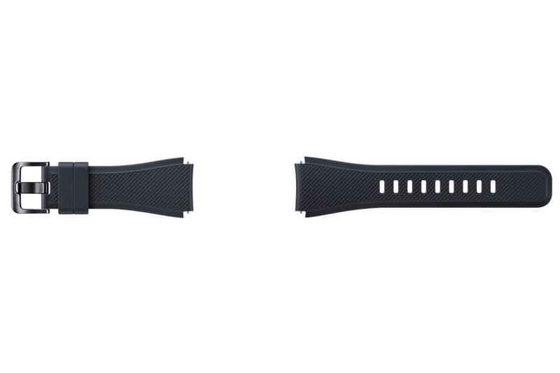 Výměnný pásek Samsung silikonový pro Gear S3 Frontier černý