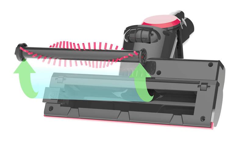 Vysavač tyčový Dirt Devil DD698-1 Cavalier 22V stříbrný červený