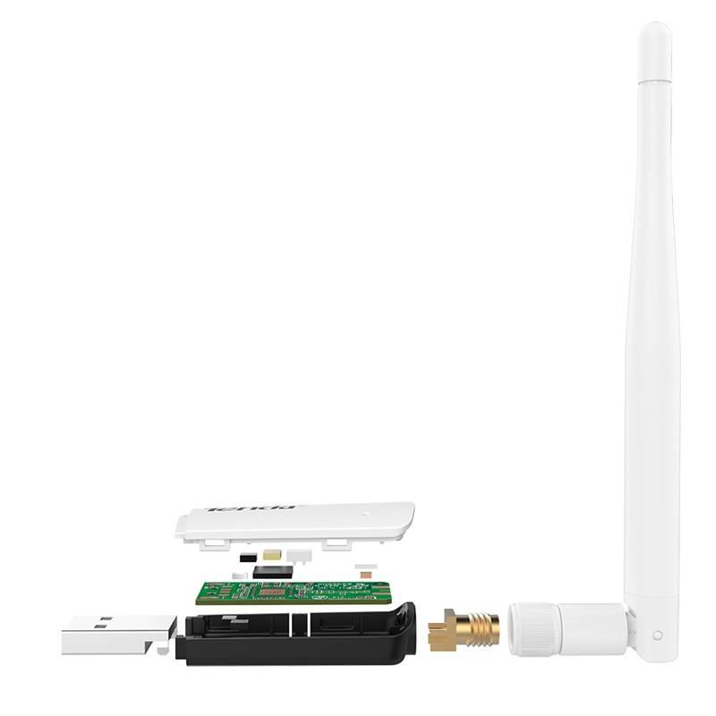 Wi-Fi adaptér Tenda U1 Wireless-N bílý