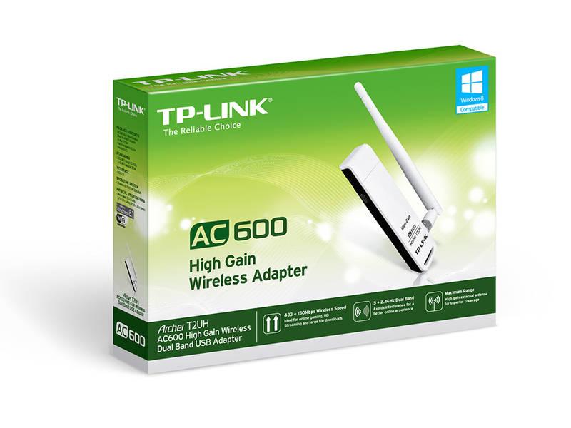 Wi-Fi adaptér TP-Link Archer T2UH bílá, Wi-Fi, adaptér, TP-Link, Archer, T2UH, bílá