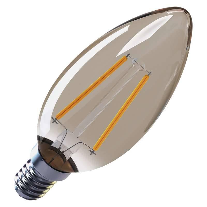 Žárovka LED EMOS Vintage svíčka, 2W, E14, teplá bílá