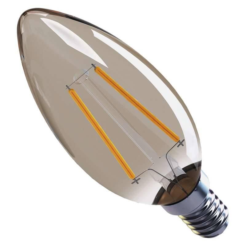 Žárovka LED EMOS Vintage svíčka, 2W, E14, teplá bílá