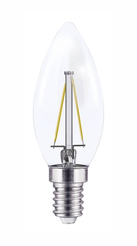 Žárovka LED ETA RETRO LEDka svíčka, 4W, E14, teplá bílá průhledná, Žárovka, LED, ETA, RETRO, LEDka, svíčka, 4W, E14, teplá, bílá, průhledná