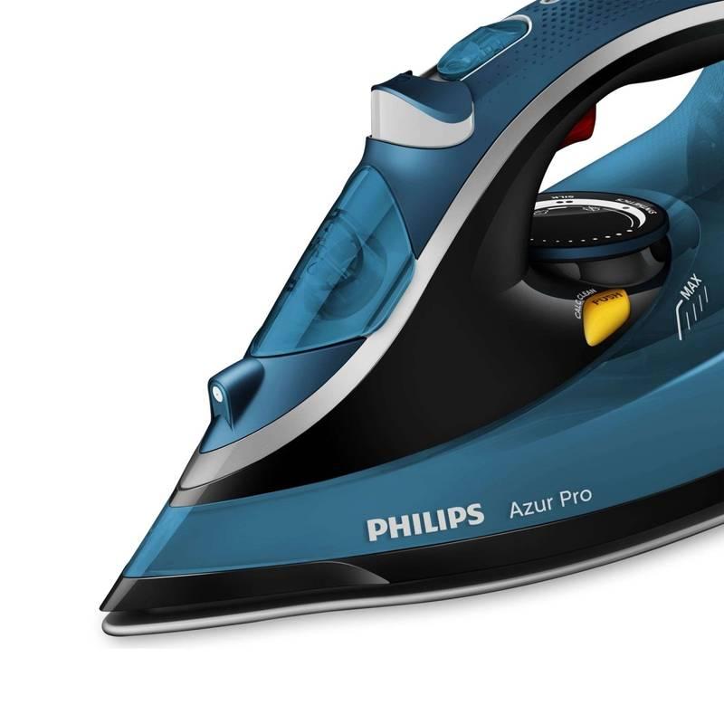 Žehlička Philips Azur Pro GC4881 20 modrá, Žehlička, Philips, Azur, Pro, GC4881, 20, modrá