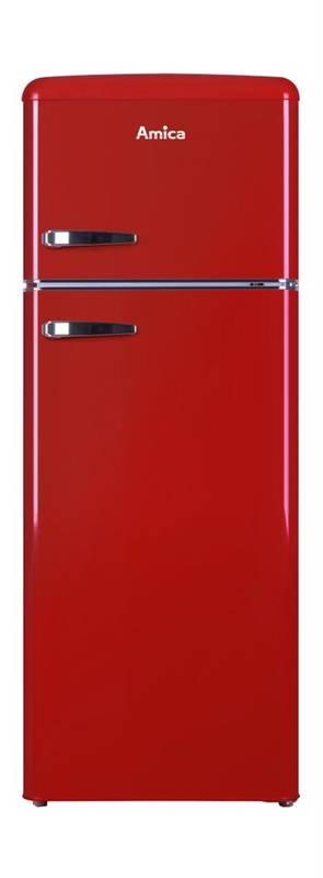 Chladnička Amica VD 1442 AR červená