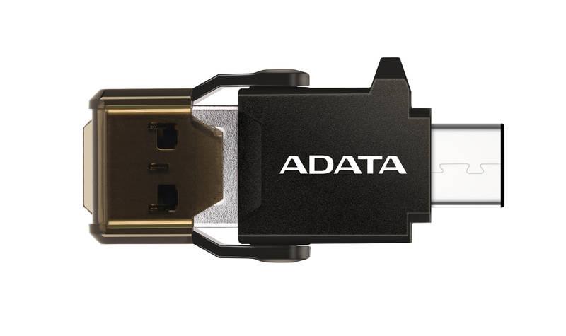 Čtečka paměťových karet ADATA s duálním konektorem černá