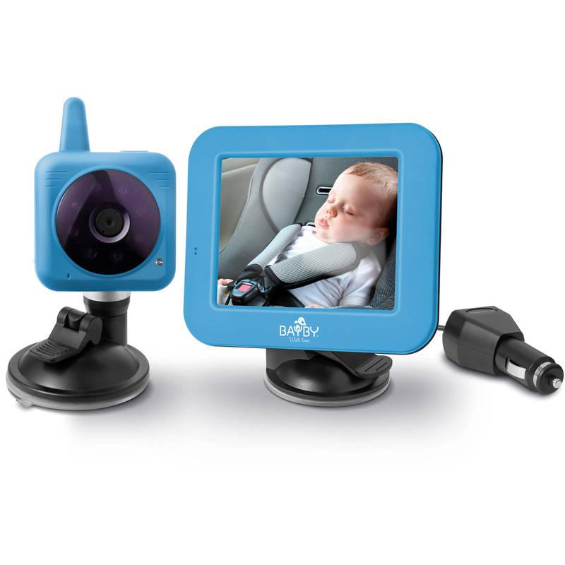 Dětská elektronická chůva BAYBY BBM 7030 digitální video modrá