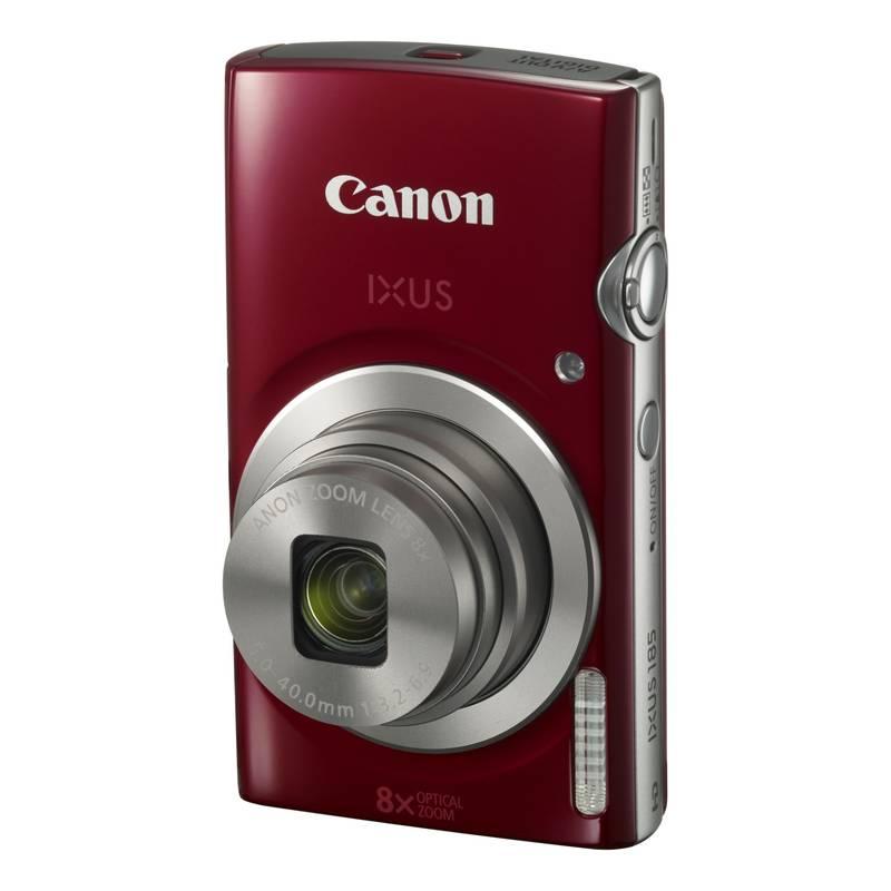 Digitální fotoaparát Canon IXUS 185 orig.pouzdro červený