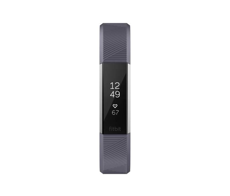 Fitness náramek Fitbit Alta HR large - Blue Gray