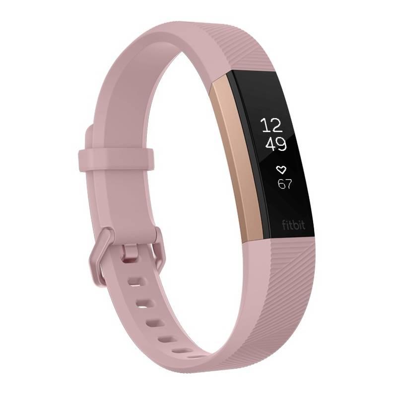 Fitness náramek Fitbit Alta HR small - Pink Rose Gold