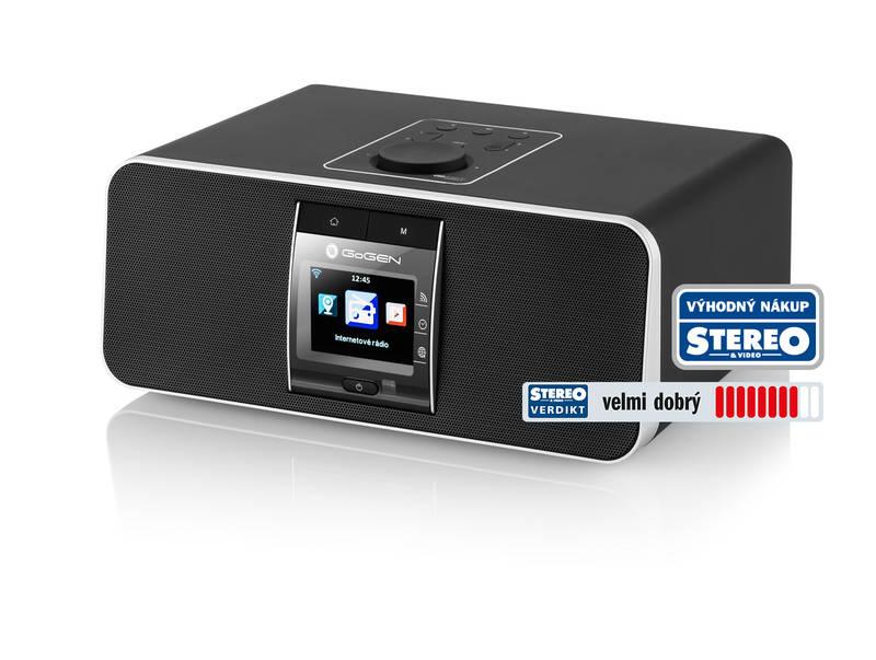 Internetový radiopřijímač GoGEN IR167BTB černý