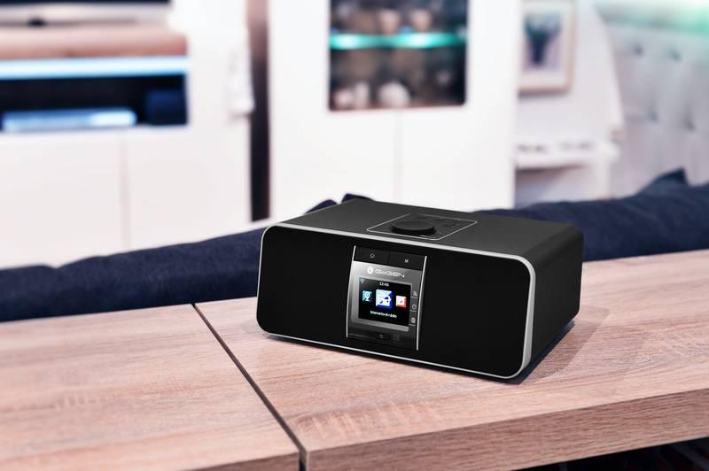 Internetový radiopřijímač GoGEN IR167BTB černý