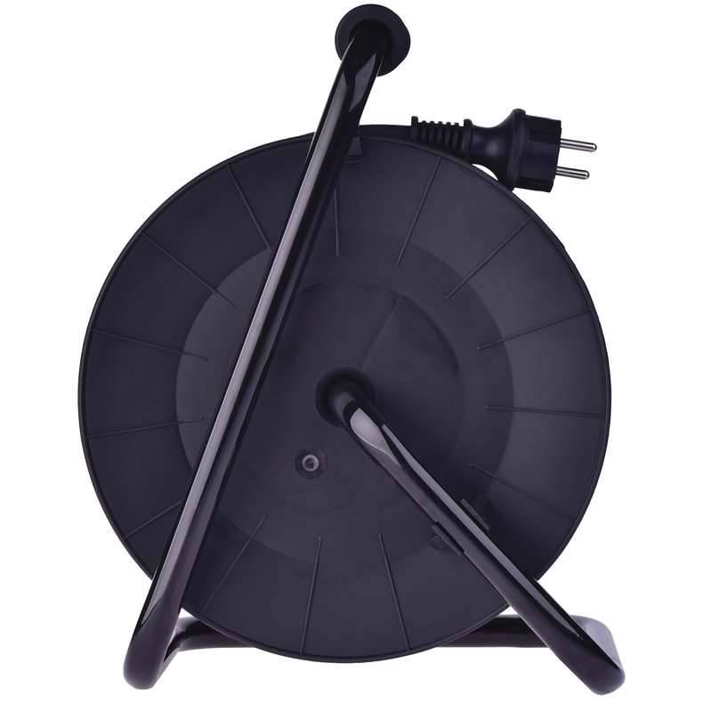 Kabel prodlužovací na bubnu EMOS 4x zásuvka, 50m, neopren černá