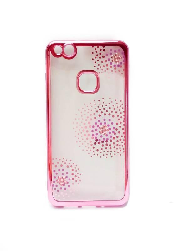 Kryt na mobil Beeyo Flower Dots pro Huawei P10 Lite růžový
