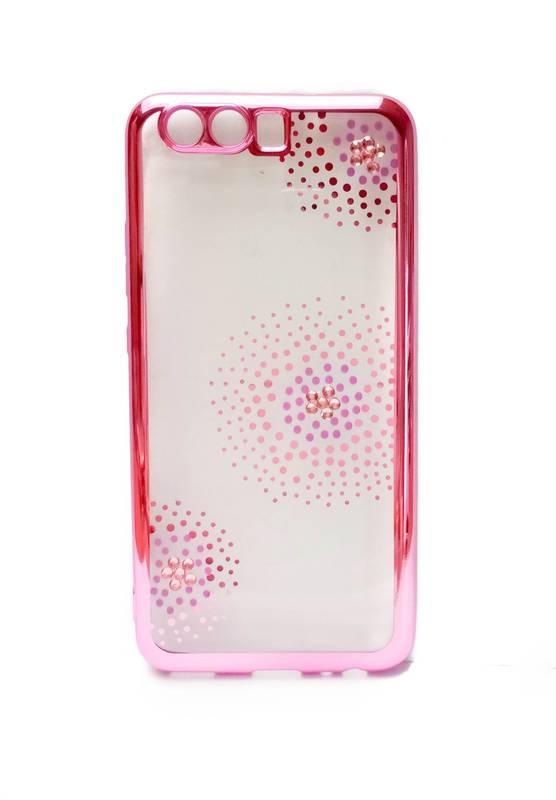 Kryt na mobil Beeyo Flower Dots pro Huawei P10 růžový